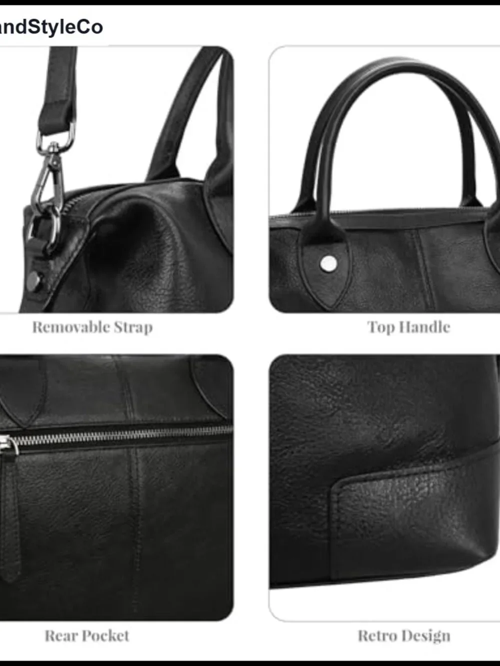 Genuine Leather Satchel Tote Bag Women Large Capacity Top Handle Handbag